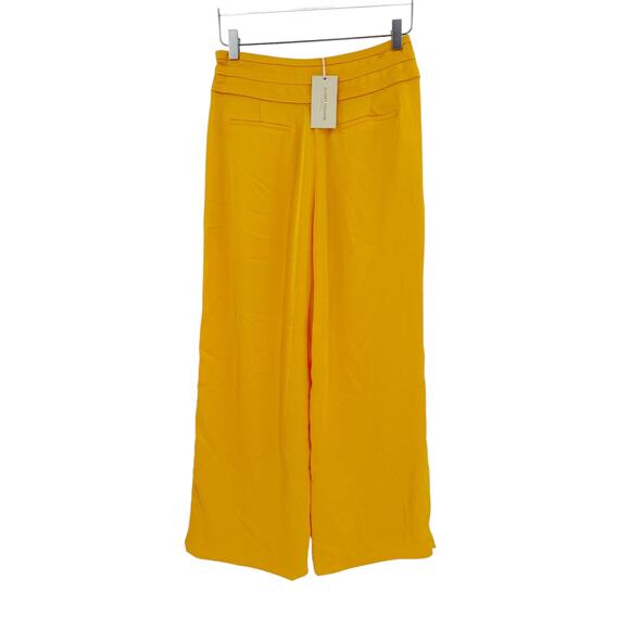 RAMY BROOK Pants NEW Size 6 Cropped Joss Pant $385 Golden Yellow - Picture 4 of 4